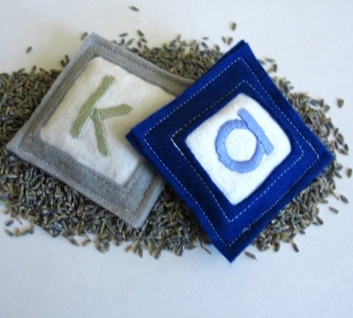 personalized lavender sachets