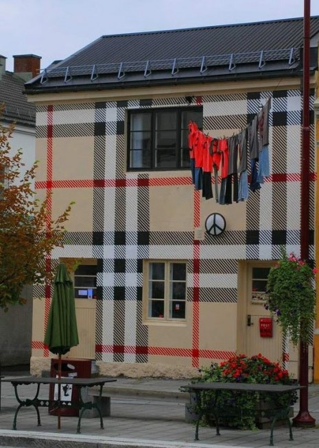 Burberry Painted House in Norway.