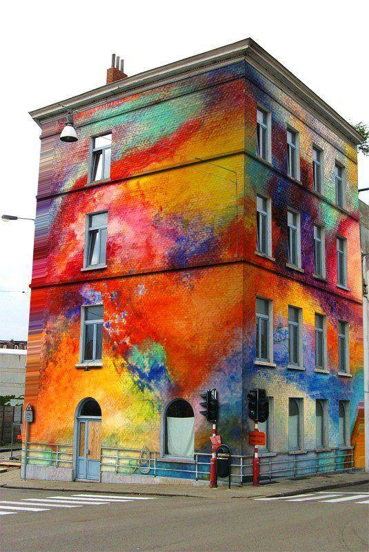 Painted house