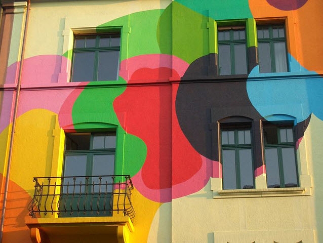 Painted house in Basel.