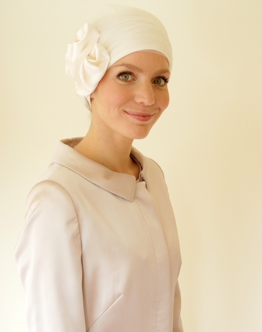 Suburban Turban bridal headwear for hair loss range, 2014