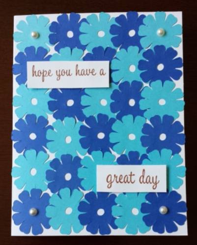 Evelyn Morocho Flower Garden card from NJ Creative Cards