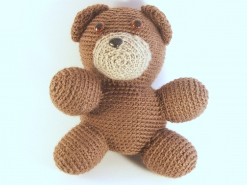 Amigurumi bear childs toy from Calming Stitches on iCraft