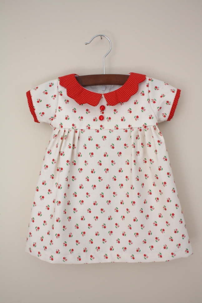 vintage baby dress tutorial