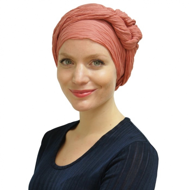 tied scarf turban for oval face