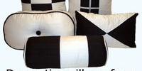 Decorative pillows, textile,