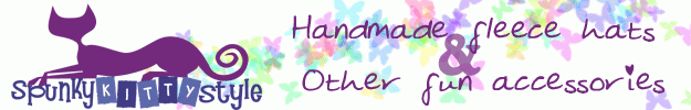 Handcrafted fleece hats in adorable animal shapes & fun accessories