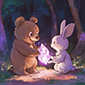 Milk Dragon and Spring Bear Cabin